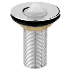 Válvula para Pia de Banheiro Metal Cromado Longa 7/8" Imperatriz Válvula para Pia de Banheiro Metal Cromado Longa 7/8" Imperatriz