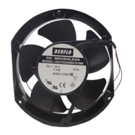 Ventilador de Painel 172x150x55 24VCC Embutido AD17224DB5151 Bucha Maxtech Ventilador de Painel 172x150x55 24VCC Embutido AD17224DB5151 Bucha Maxtech