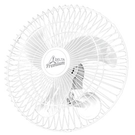Ventilador de Parede Premium 60cm Branco Bivolt Venti-Delta