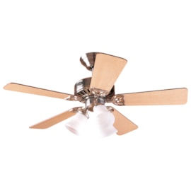Ventilador de Teto Beacon Hill Niquel 5 Pás Cerejeira/Maple 127V Hunter Ventilador de Teto Beacon Hill Niquel 5 Pás Cerejeira/Maple 127V Hunter