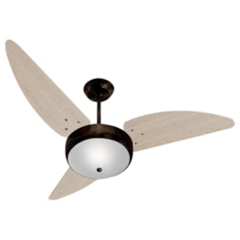 Ventilador de Teto Eurus 03 Pas Marrom Venti Delta Ventilador de Teto Eurus 03 Pas Marrom Venti Delta