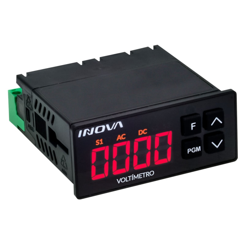 Voltímetro Digital Indicador Universal VC9-01-L2 24VCC/VCA Inova