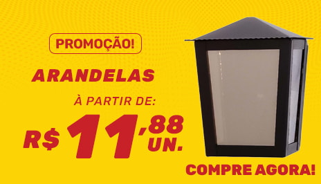 Arandelas em Promoção